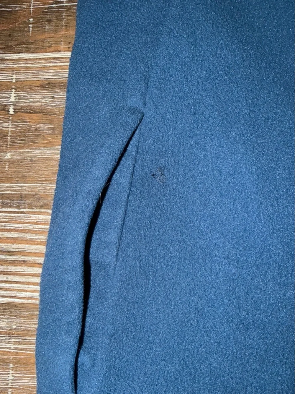 The North Face Deep Blue Full-Zip Fleece Jacket Mens Sz XL